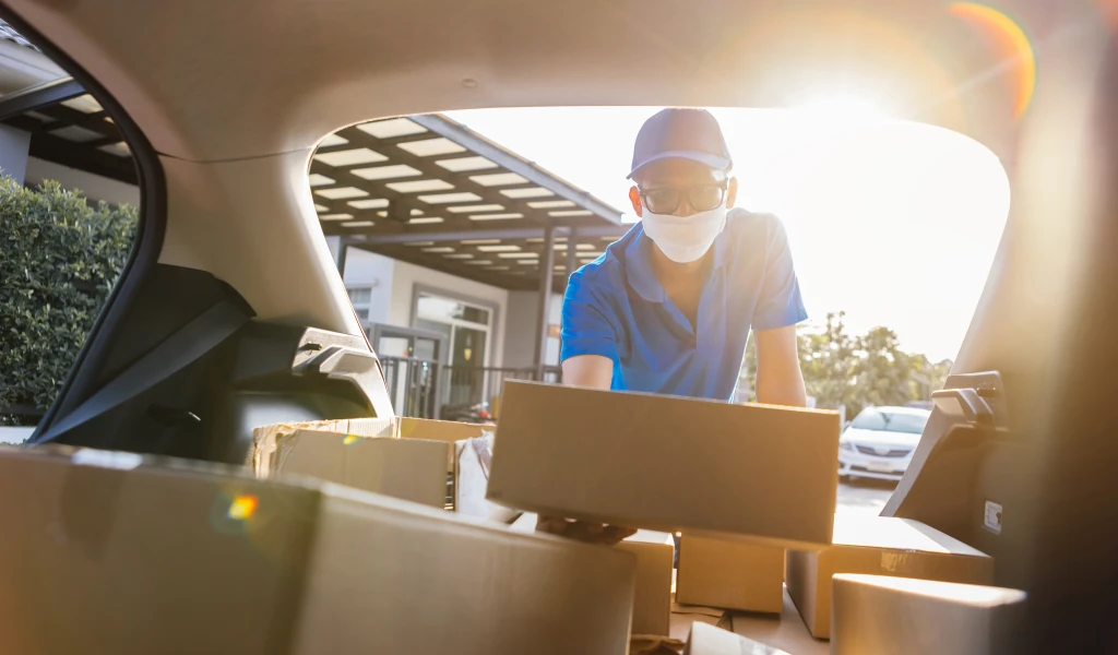 delivery service in california